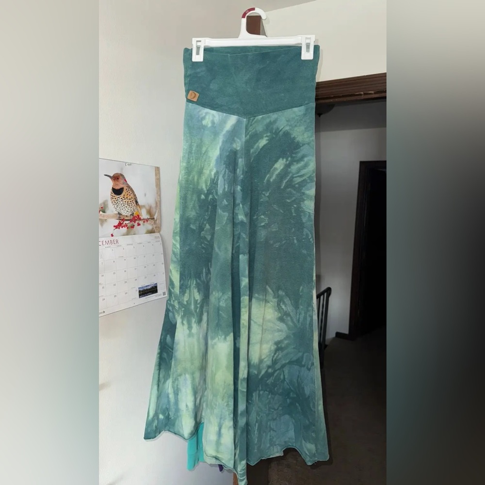 Sinew Moon hemp pants malachite S small